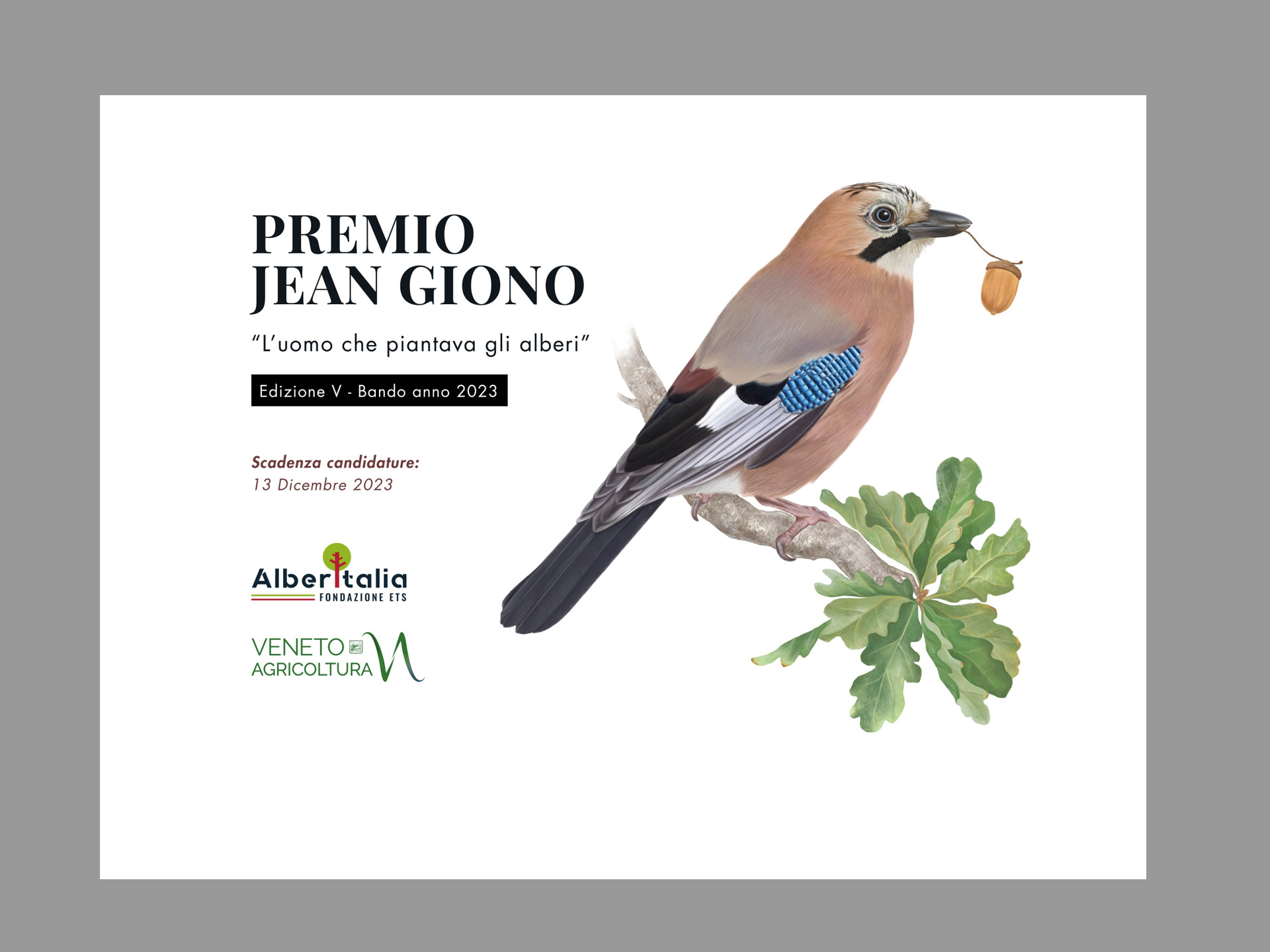 Aperte le candidature per il premio Jean Giono – l'uomo che piantava gli  alberi